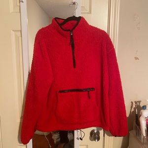 Red pullover